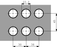 3SB3202-0AA61 Pushbutton Flat, Complete, White, Illumination=No