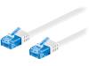 96303 Patch cord; U/UTP; 6a; многопров; Cu; ПВХ; белый; Дл.кабеля:0,5м