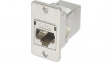 SGACK2SPM Cat 6A Socket to Socket Panel Mount Coupler, Shielded