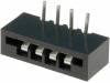 DS1020-04RT1D Разъем: FFC / FPC; угловой 90°; PIN:4; NON-ZIF; THT; луженые; 20мОм