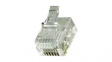 90075-0031 Modular Plug, 6P6C, CAT3, Cable Mount