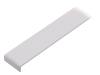 BACK10 A/U WH 1M SET STD, Профиль для LED модулей; молочный; накладной; белый; L: 1м, TOPMET