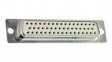 F50S0G3 Socket D-Sub Connector, DD-50, Solder