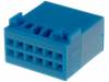 800002, Корпус разъема; вилка; Quadlock; PIN:12; синий, 4CARMEDIA