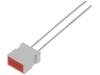 L-1043IDT, LED; прямоугольная; 6,15x3,65мм; с боковой стенкой; красный; 100°, Kingbright