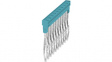 1985680000 ZQV 1.5N/10 BL Cross connector 33.5 x 21.9 mm Blue Z Series