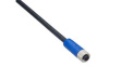 RKTS 4S-700/10 M Power Connector M 12 Female 3 + PE 10 m