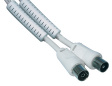 CX100 5.0 Coaxial aerial cable IEC-Plug IEC-Socket