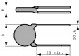 DEBB33F151KP3A Конденсатор 150 pF 3.5 kVDC 7.5 mm