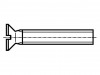 1121871 Винт; M16x40; DIN: 963A; Головка: потайная; прямой; сталь; цинк; 4мм