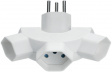 14 9769 0 Branch plug 3-in CH White 1 x type 12
