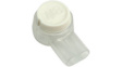 UY2-D/100 [100 шт] Butt Connector 0.4 ... 0.9mm2 Polypropylene White Pack of 100 pieces
