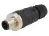 11576 RSC 3/7 Вилка; M12; PIN:3; "папа"; код A-DeviceNet / CANopen; на провод