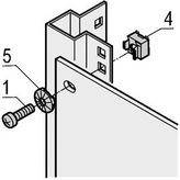 21120-131 [10 шт], Earthing cage nut M6 PU=10 ST, Schroff
