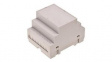 RND 455-01247 Plastic Enclosure DIN Rail 69.9x90.05x65.1mm Grey ABS IP40