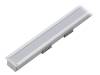 LINEA-IN20 F/U7 ANOD 1M SET STD, Профиль для LED модулей; молочный; встраиваемый; натуральный, TOPMET