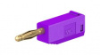 22.2616-26 Laboratory Socket, diam. 2mm, Violet, 10A, 60V, Gold-Plated