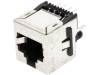 5557484-1 Гнездо; RJ45; PIN: 8; со стопором панели; Конф: 8p8c; THT; прямой