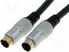TCV6600-3.0, Кабель; SVHS вилка 4pin, с обеих сторон; 3м; Покрытие: позолота, PROLINK