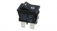A8L-21-15N2 ROCKER; 2; DPST; ON-OFF; 10A/250ВAC; черный; -25?55°C; Положения:2