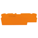 2002-1892, End plate 4-wire;orange, Wago