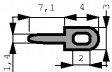 1018.68 [100 шт] Solder Lug Tin-Plated Brass 1.3 mm