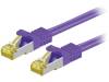 91573 Patch cord; S/FTP; 7; многопров; Cu; LSZH; фиолетовый; 0,25м
