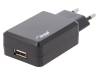CCABKEYAKY-07455 Блок питания: импульсный; 5ВDC; 2,1А; Вых: USB; 10,5Вт; Вилка: EU