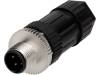 M12D-04BMMB-SL7001 Вилка; M12; PIN:4; "папа"; код D-Ethernet; на провод; IP67; прямой