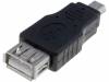 USB MINI-B PLUG TO TYPE-A FEMALE ADAPTER Аксессуары: разъем; USB A, USB B mini