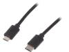 AK-300137-018-S Кабель; USB 3.0,USB 3.1; вилка micro USB B, вилка USB C; 1,8м