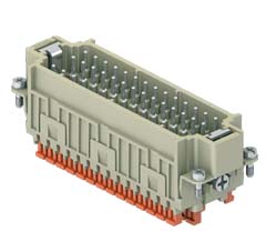 CDSHM 42, male insert, 42 poles + PE, ILME