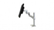 45-235-194 Desk Mount LCD Monitor Arm, 27", 100x100/75x75, 9.1kg, Silver