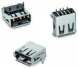 629104151021 Socket, 4, USB 2.0 A SMD