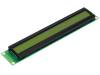 EA W402-NLED Дисплей: LCD; алфавитно-цифровой; STN Negative; 40x2; голубой; LED