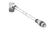 1200660546 Micro-Change (M12) Double-Ended Cordset 4 Poles Male (Straight) to Female (90°) 22 AWG Yellow TPE Cable 10m
