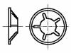 1292943 Шайба стопорная; пружинная сталь; 10мм; BN:833