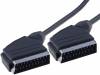 SCART-03/050LC Кабель; SCART вилка, с обеих сторон; 5м; черный