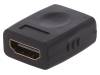AK-330500-000-S, Адаптер; гнездо HDMI, с обеих сторон; Цвет: черный, ASSMANN