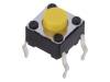 SKHHCRA010 Микропереключатель TACT; SPST; Пол: 2; 0,05A/12ВDC; THT; 5,1Н; 5мм