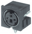 MD-3 SYC Device socket, Mini-DIN 3 -pin Pole no.=3