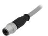 21348400C79005 Вилка; M12; PIN:12; "папа"; код A-DeviceNet / CANopen; 0,5м
