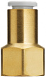 KQ2F08-02A Straight plug-in connector Rc1/4-8.0 mm