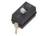 A6TN1104 Переключатель: DIP-SWITCH; Кол-во секций: 1; ON-OFF; 0,025A/24ВDC