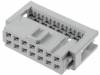 09185146803, Вилка; IDC; "мама"; PIN:14; на шлейф; 1,27мм; Ш.контактов:2,54мм, Harting