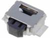 B3U-3100PM-B Микропереключатель; 1; SPST-NO; 0,05A/24ВDC; SMT; 0,49Н; 2,5x3мм
