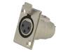 XLR-3G-C, Гнездо; XLR; "мама"; PIN:3; пайка; Корп: стандарт XLR; Oотв:24мм, Ninigi