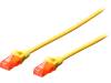 DK-1617-005/Y Patch cord; U/UTP; 6; многопров; Cu; LSZH; желтый; 0,5м