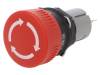 51-256.026 Switch: emergency stop; 2-position; NC; 16mm; red; none; IP65
