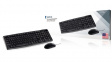 CSKMCU100US USB Keyboard & Optical Mouse US USB Black